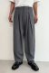 画像2: ekat エカット(UNISEX) DOUBLE TUCK WIDE PANTS{-BEA}