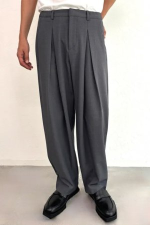 画像8: ekat エカット(UNISEX) DOUBLE TUCK WIDE PANTS{-BEA}