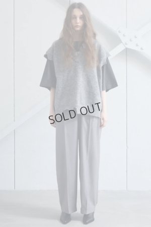 画像7: {SOLD}ekat エカット(UNISEX) DAMAGE LAYERED KNIT VEST{-BEA}