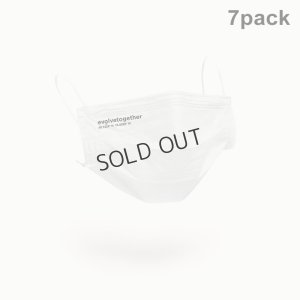 画像1: {SOLD}evolvetogether イヴォルブトゥギャザー WHITE（7 face masks pack｜7枚入り）{-BCS}