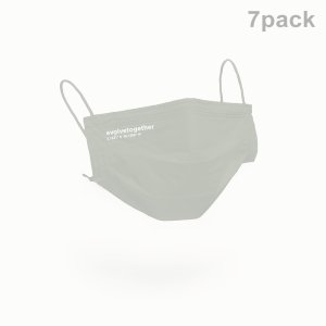 画像1:   evolvetogether イヴォルブトゥギャザー GREEN（SAGE）（7 face masks pack｜7枚入り）{-BCS}