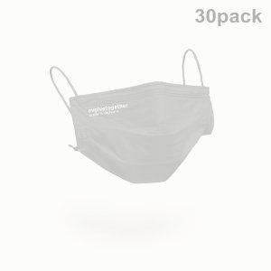 画像1:   evolvetogether イヴォルブトゥギャザー GRAY（30 face masks pack｜30枚入り）{-BCS}