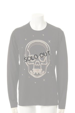 画像1: {SOLD}lucien pellat-finet ルシアン ペラフィネ MULTI OUTLINE SKULL(F) LONG SLEEVE T-SHIRT{-AFA}