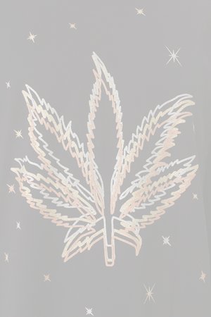 画像4:   lucien pellat-finet ルシアン ペラフィネ MULTI OUTLINE LEAF(F) LONG SLEEVE T-SHIRT{-AFA}