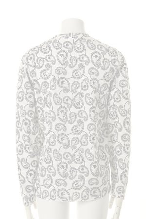 画像2:   lucien pellat-finet ルシアン ペラフィネ PAISLEY ALLOVER LONG SLEEVE T-SHIRT{-AFA}