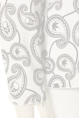 画像5:   lucien pellat-finet ルシアン ペラフィネ PAISLEY ALLOVER LONG SLEEVE T-SHIRT{-AFA}