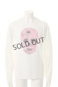 {SOLD}lucien pellat-finet ルシアン ペラフィネ PINK SKULL（F）LONG SLEEVE T－SHIRT{-AGA}