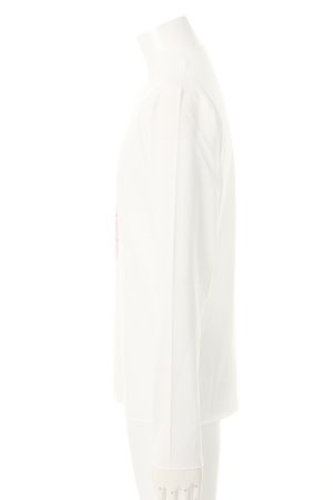 画像3:   lucien pellat-finet ルシアン ペラフィネ PINK SKULL（F）LONG SLEEVE T－SHIRT{-AGA}