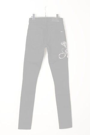 画像2:   AMIRI アミリ Snake Patch Jean {-AIA}  :F9M01105SD-BLK 