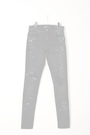 画像1:   AMIRI アミリ Paint Splatter Jean {-AIA}  :F9M01106SD-BLK 