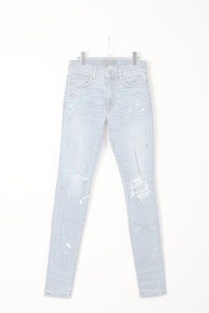 画像1:   AMIRI アミリ Paint Splatter Jean {-AIA}  :F9M01106SD-ROS 