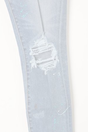 画像4:   AMIRI アミリ Paint Splatter Jean {-AIA}  :F9M01106SD-ROS 