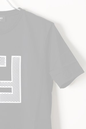 画像3:   FENDI フェンディ T-SHIRT FF MESH LIGHT JERSEY {-AIS}  :FAF532A78M-BLK 