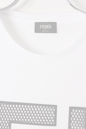 画像4:   FENDI フェンディ T-SHIRT FF MESH LIGHT JERSEY {-AIS}  :FAF532A78M-WHT 