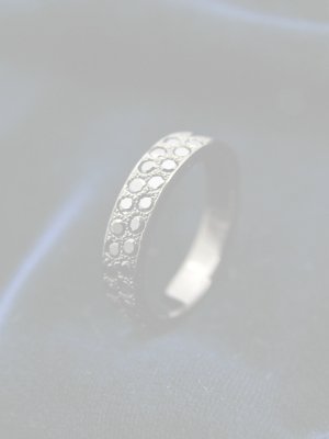 画像1:  {SOLD} haraKIRI ハラキリ CZ／ノーマルリング 黒{-}