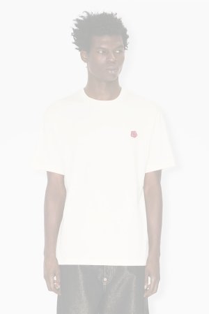 画像2:   KENZO ケンゾー Boke Flower' エンブロイダリー Tシャツ イン コットン {-BFS}  :FE65TS4744SG-03-L 
