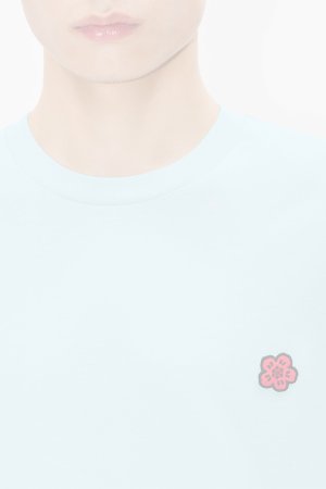 画像5:   KENZO ケンゾー Boke Flower' エンブロイダリー Tシャツ イン コットン {-BFS}  :FE65TS4744SG-62-L 