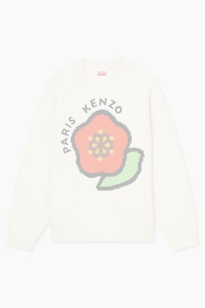画像1:   KENZO ケンゾー 'KENZO Pop' ウール ジャンパー {-BES}  :FF55PU7223LA-02-L 