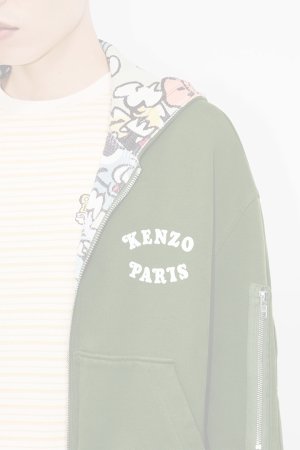 画像12:   KENZO ケンゾー 'KENZO by Verdy' リバーシブル フ―ディー {-BES}  :FF55SW2514MT-50-M 