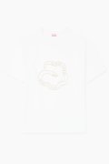   KENZO ケンゾー Lunar New Year' エンブロイダリー オーバーサイズ Tシャツ {-BES}  :FF55TS4874SG-02-L 