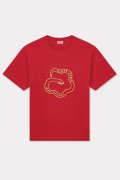 KENZO ケンゾー Lunar New Year' エンブロイダリー オーバーサイズ Tシャツ{-BES}