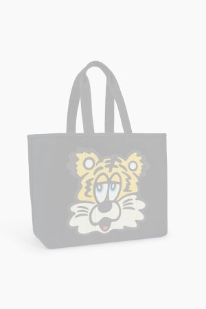 画像1:   KENZO ケンゾー 'KENZO VERDY MARKET' KENZO Utility ラージ トートバッグ リバーシブル {-BES}  :FF58SA911F35-99-TU 
