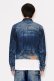 画像5: KENZO ケンゾー スリム プリーツ トラッカー ジャケット ジャパニーズ デニム{-BEA} (5)