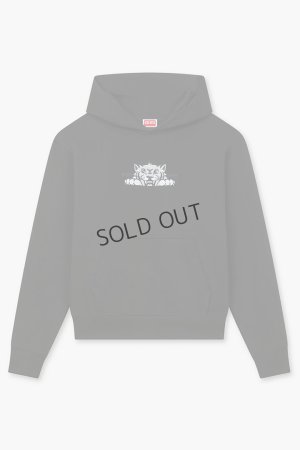 画像1: {SOLD}KENZO ケンゾー KENZO Happy Tiger' エンブロイド コットン フ―ディー {-BEA}