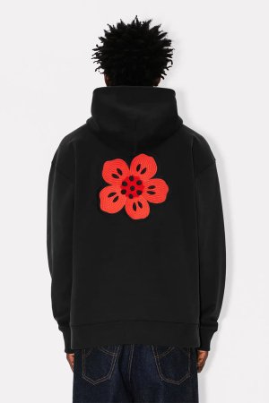 画像4: KENZO ケンゾー Boke Flower' エンブロイド オーバーサイズ コットン フ―ディー{-BEA}