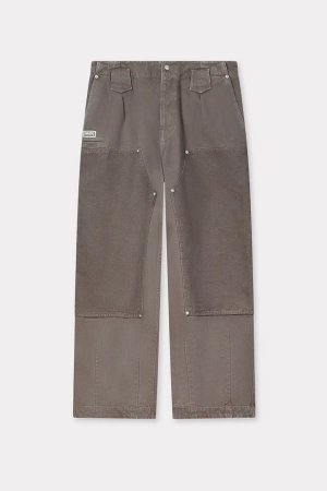 画像1: KENZO ケンゾー KENZO Weave' ダブルニー パンツ{-BEA}