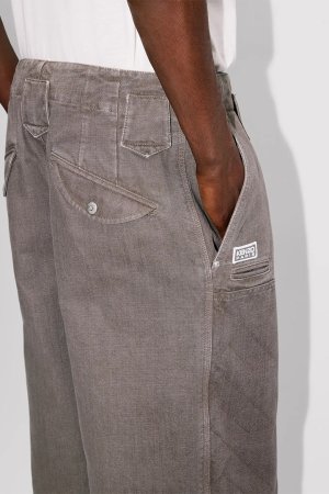 画像7: KENZO ケンゾー KENZO Weave' ダブルニー パンツ{-BEA}