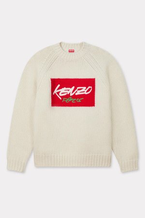 画像1: KENZO ケンゾー Kenzo x Futura 2000' ウール ジャンパー{-BEA}
