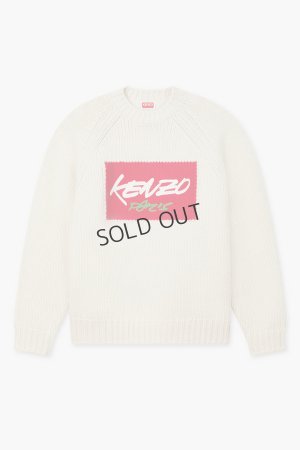 画像1: {SOLD}KENZO ケンゾー Kenzo x Futura 2000' ウール ジャンパー{-BEA}