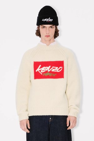 画像3: KENZO ケンゾー Kenzo x Futura 2000' ウール ジャンパー{-BEA}