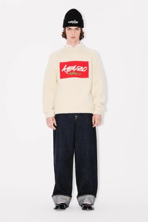 画像5: KENZO ケンゾー Kenzo x Futura 2000' ウール ジャンパー{-BEA}