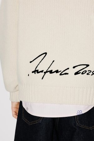 画像8: KENZO ケンゾー Kenzo x Futura 2000' ウール ジャンパー{-BEA}