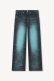 画像1: KENZO ケンゾー ターンアップワイド フィット ジーンズ イン ジャパニーズ デニム{-BFS} (1)