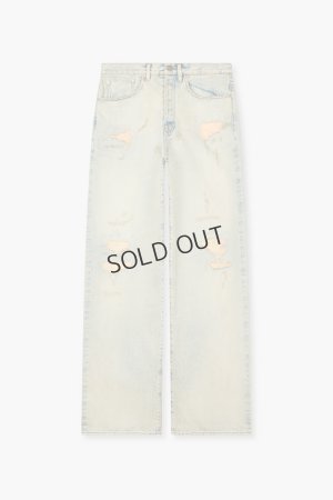 画像1: {SOLD}KENZO ケンゾー ターンアップ ワイド フィット ジーンズ イン ジャパニーズ デニム{-BFS}