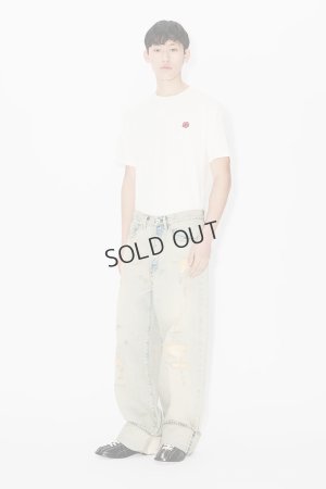 画像4: {SOLD}KENZO ケンゾー ターンアップ ワイド フィット ジーンズ イン ジャパニーズ デニム{-BFS}