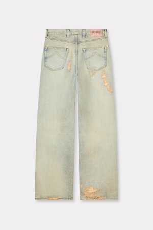 画像8: KENZO ケンゾー ターンアップ ワイド フィット ジーンズ イン ジャパニーズ デニム{-BFS}