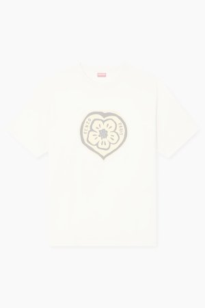 画像1:   KENZO ケンゾー KENZO Boke Heart' Tシャツ イン コットン {-BFS}  :FG55TS2074SO-03-L 