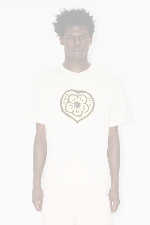 画像2:   KENZO ケンゾー KENZO Boke Heart' Tシャツ イン コットン {-BFS}  :FG55TS2074SO-03-L 