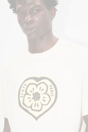 画像5:   KENZO ケンゾー KENZO Boke Heart' Tシャツ イン コットン {-BFS}  :FG55TS2074SO-03-L 