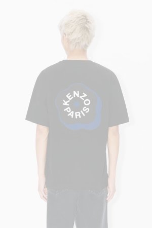 画像2:   KENZO ケンゾー Boke Flower 2.0' エンブロイダリー オーバーサイズ Tシャツ イン コットン {-BFS}  :FG55TS4024SG-99J 