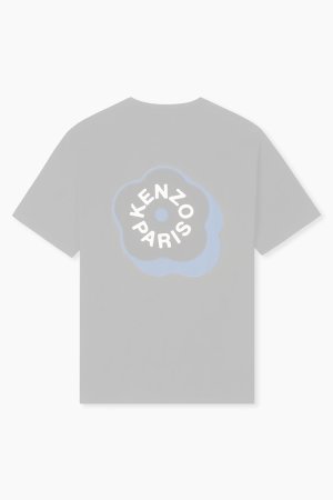 画像7:   KENZO ケンゾー Boke Flower 2.0' エンブロイダリー オーバーサイズ Tシャツ イン コットン {-BFS}  :FG55TS4024SG-99J 