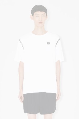 画像2:   KENZO ケンゾー Boke Flower 2.0' エンブロイダリー Tシャツ イン コットン {-BFS}  :FG55TS5084SK-01-L 