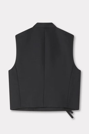 画像8: KENZO ケンゾー Kimono gilet in virgin wool and silk{-BFS}