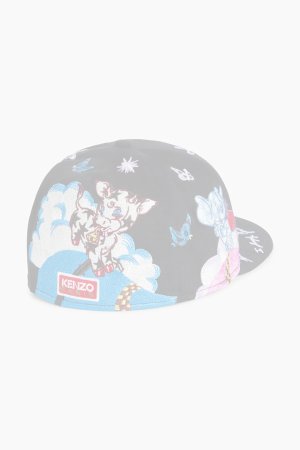 画像3:   KENZO ケンゾー KENZO x New Era' エンブロイダリー キャップ {-BFS}  :FG58AC941F12-99 