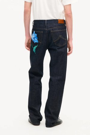 画像4: KENZO ケンゾー KENZO Tulip' ストレート フィット ジーンズ イン ジャパニーズ デニム{-BFA}