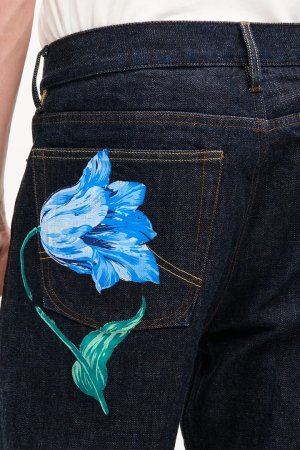 画像5: KENZO ケンゾー KENZO Tulip' ストレート フィット ジーンズ イン ジャパニーズ デニム{-BFA}